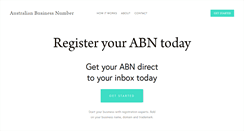 Desktop Screenshot of abn.com.au