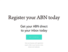 Tablet Screenshot of abn.com.au